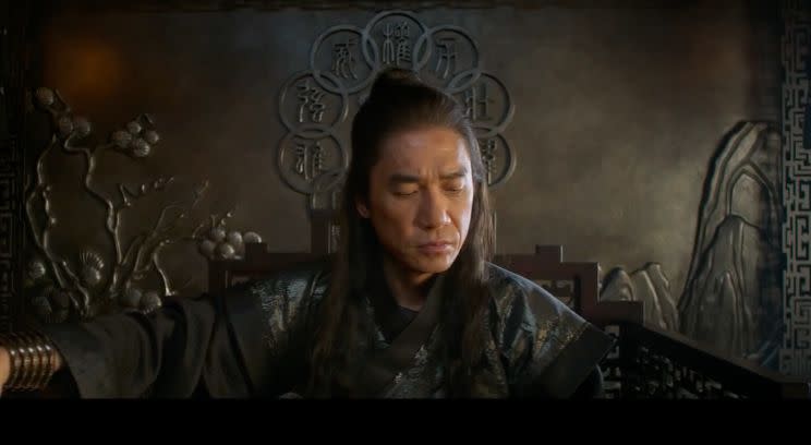 ▲梁朝偉在《尚氣與十環傳奇》中飾演「文武」一角。（圖／Marvel TW YouTube）