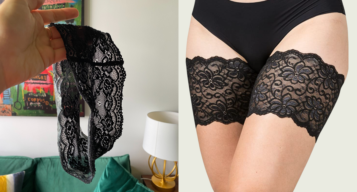 I've been using these $28 anti-chafing thigh bands since 2019