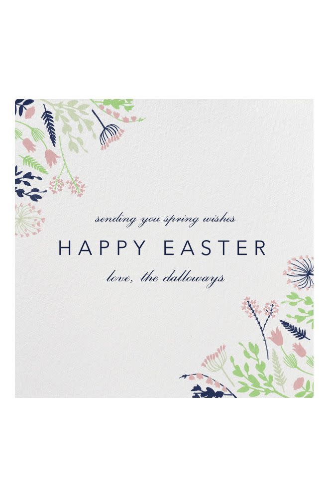 Springy Easter Card