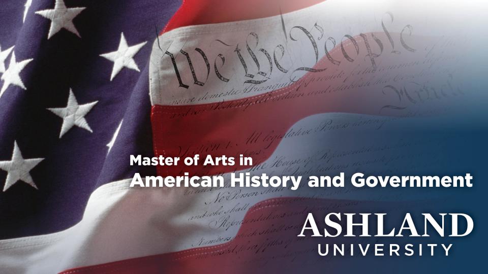 Several graduates of Ashland University's Master of Arts in American History and Government program are up for a nationwide History Teacher of the Year award.