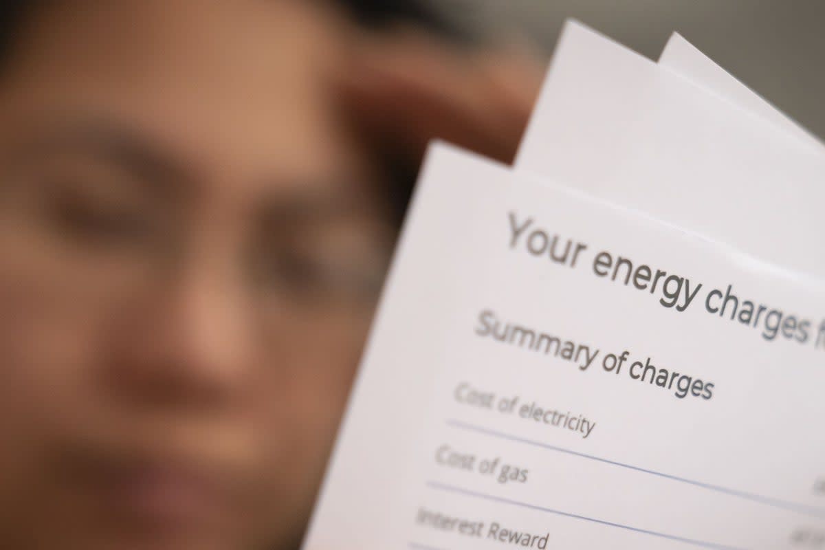 Smaller households are more likely to suffer from energy bill differences this winter (Danny Lawson/PA) (PA Wire)
