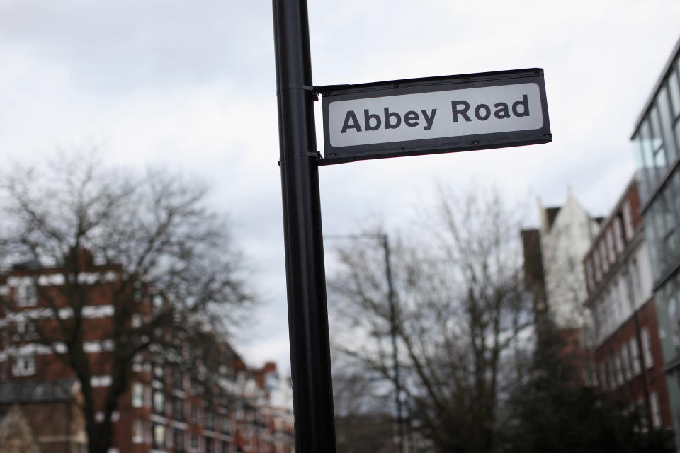 Abbey Road In St Johns Wood Made Famous By The Beatles