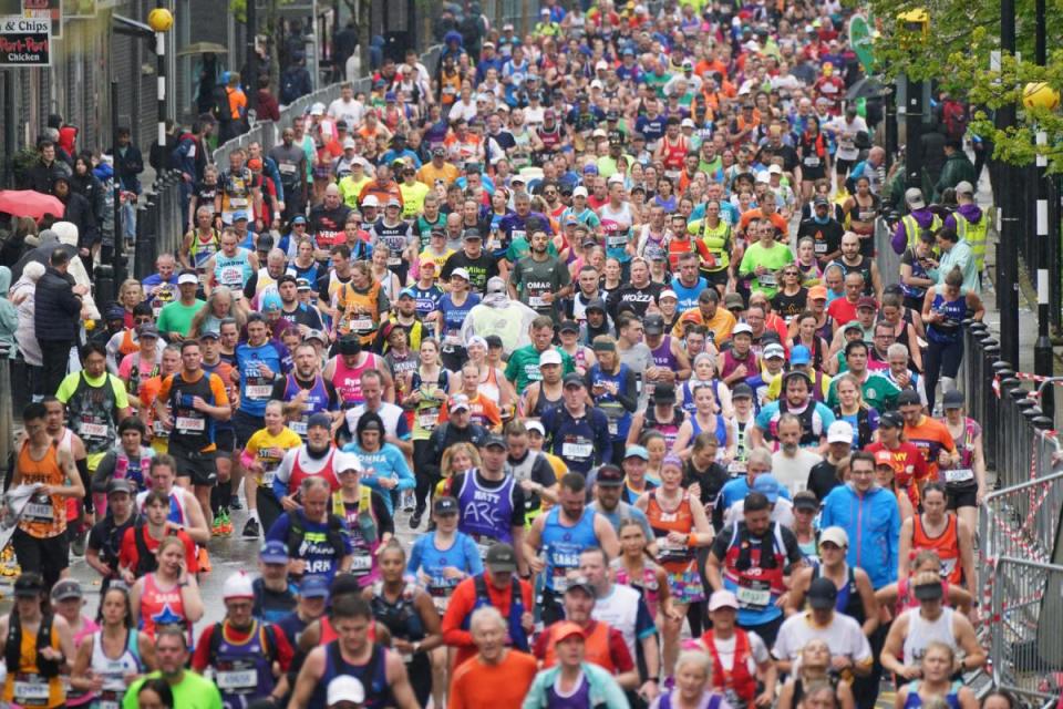 Find out how you can watch the London Marathon from home. <i>(Image: PA)</i>