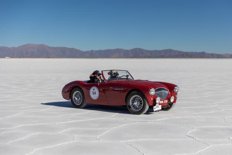 En las Salinas Grandes, Jujuy, se realizaron las primeras pruebas de La Gran Carrera