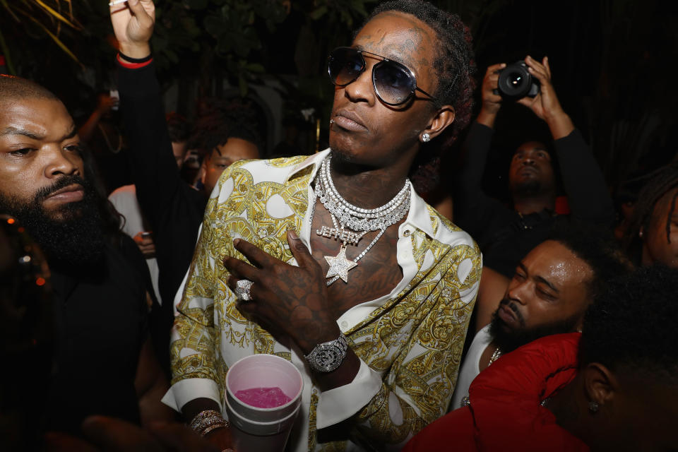 Young Thug Wearing Versace