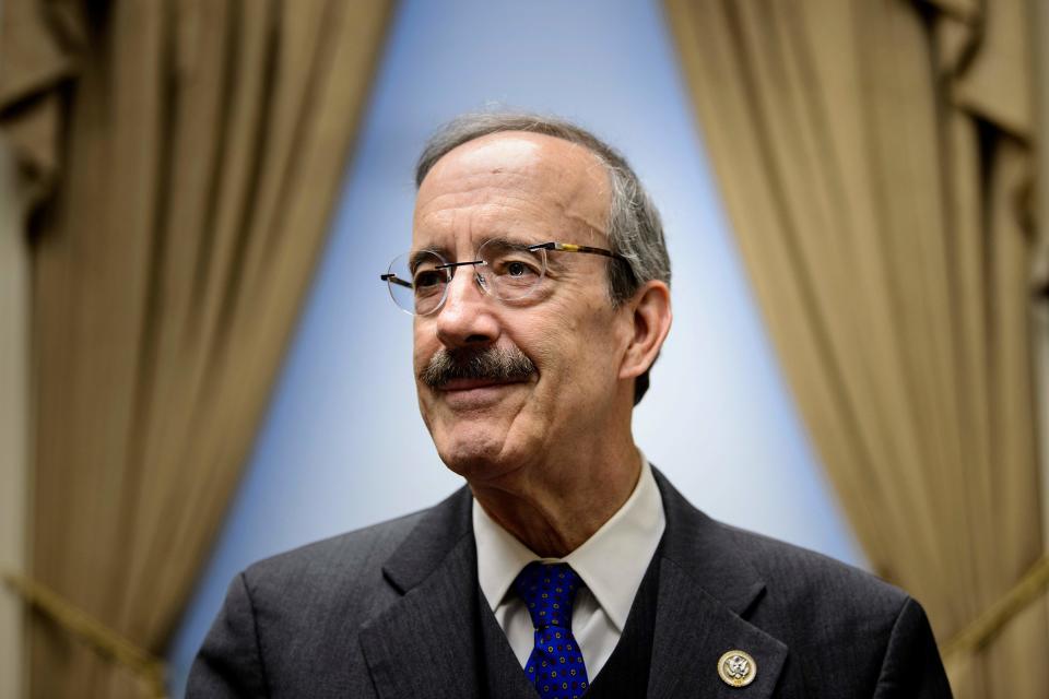 Ranking member of the House Foreign Relations Committee, Rep. Representative Eliot Engel (D-NY), who is a leading candidate to take over the panel, poses for a portrait in his office on Capitol Hill November 15, 2018 in Washington, DC.