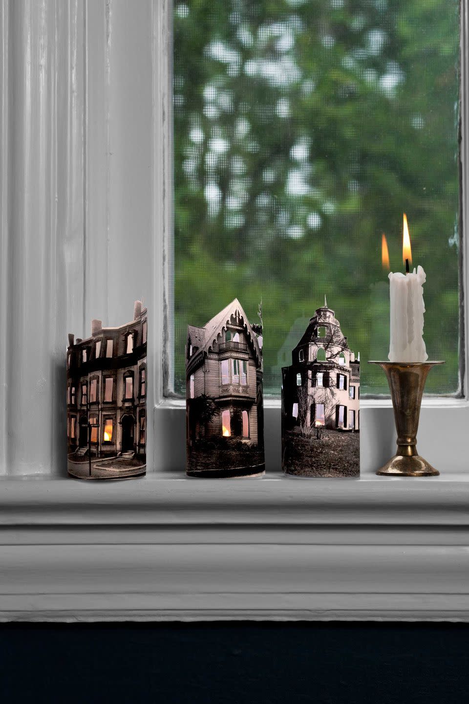 Mini Ghost Town Candles