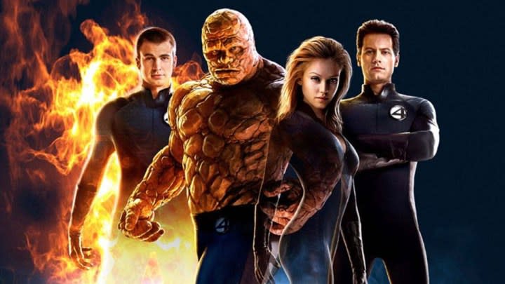 The cast of the 2005 Fantastic Four movie.