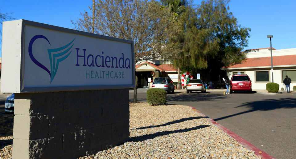 The Hacienda HealthCare facility where a woman in a vegetative state gave birth in December. Source: AAP