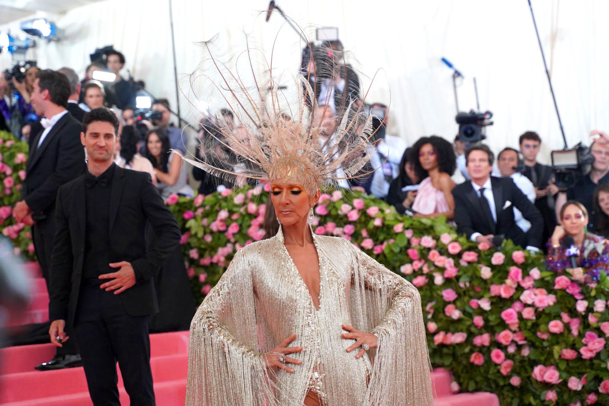 NEW YORK, NY - MAY 6: Celine Dion attends The Metropolitan Museum Of Art's 2019 Costume Institute Benefit "Camp: Notes On Fashion" at Metropolitan Museum of Art on May 6, 2019 in New York City. (Photo by Sean Zanni/Patrick McMullan via Getty Images)