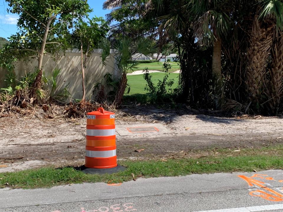 As of Oct. 2, 2022, Florida Department of Transportation contractors already had cleared so much vegetation along the east side of State Road A1A that Riomar Golf Course was easy to see.