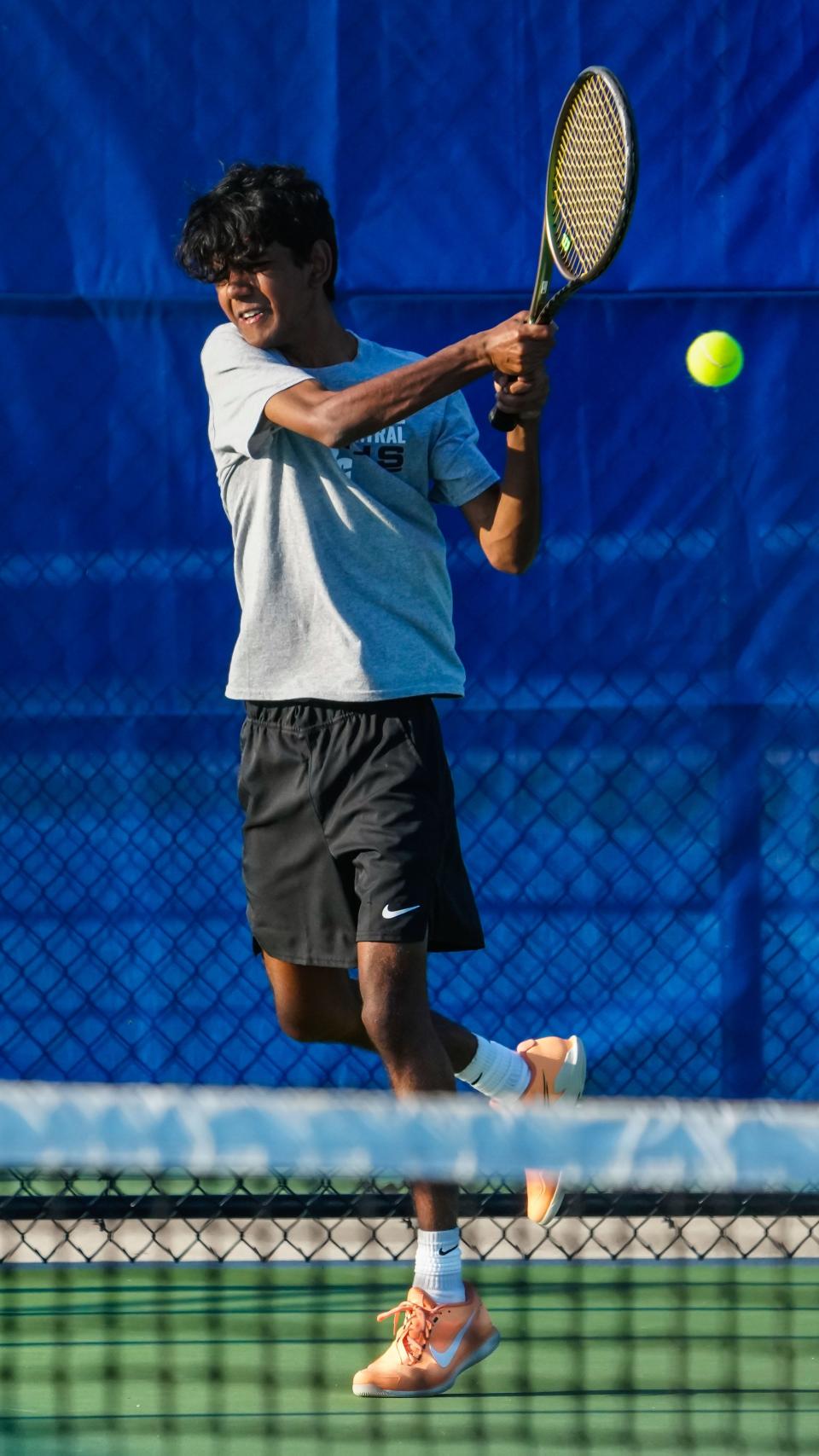 Brookfield Central senior Surya Arvind is one of the Milwaukee-area's top singles players and will be a contender to win the Division 1 state title this season.