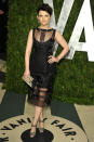 Also spotted in all-black was "Once Upon a Time" star Ginnifer Goodwin, who donned this fashion-forward getup.