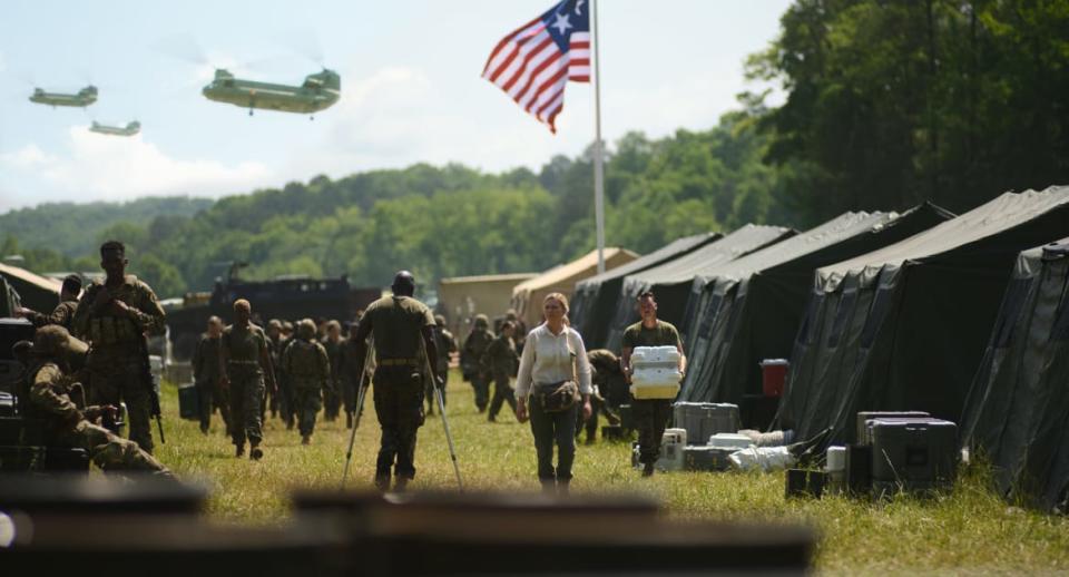 Kirsten Dunst in A24’s Civil War.