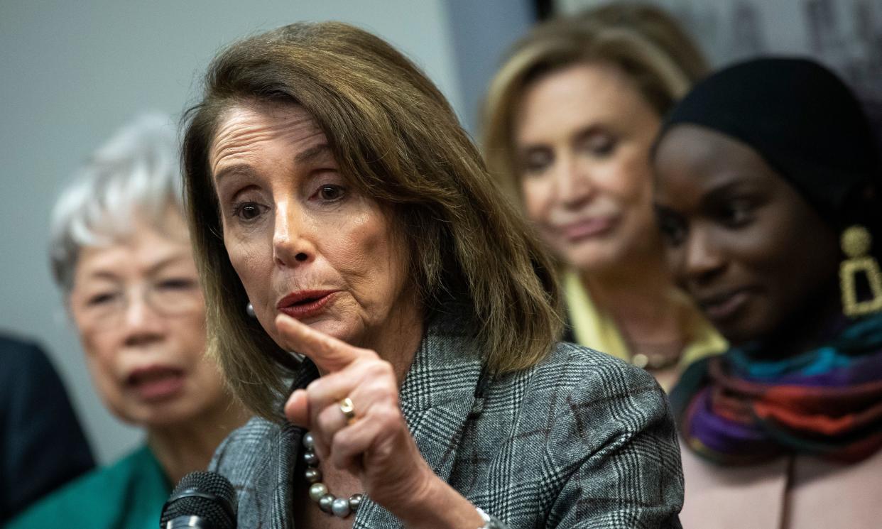 House Speaker Nancy Pelosi says Democrats will fight for transparency in the release of special counsel Robert Mueller's findings. (Photo: Drew Angerer via Getty Images)