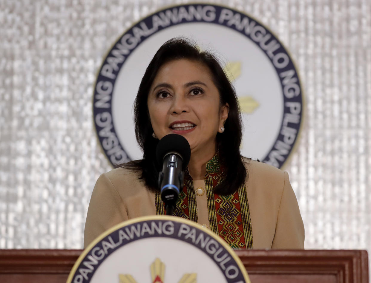 Vice President Leni Robredo. (AP)