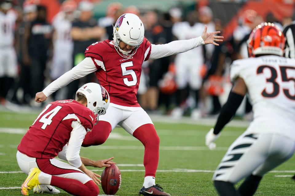 Arizona Cardinals travel to L.A. without Prater; center Rodney Hudson