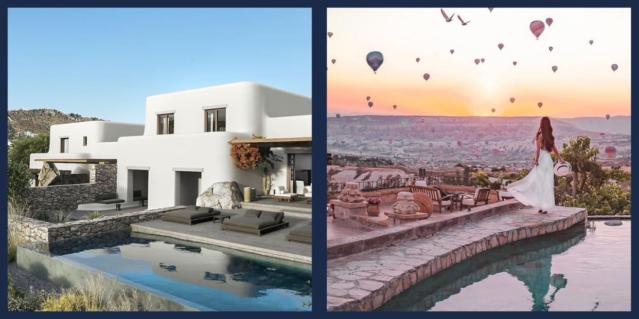 Photo credit: Courtesy Kalemsa Mykonos Hotel and Museum Hotel Cappadocia