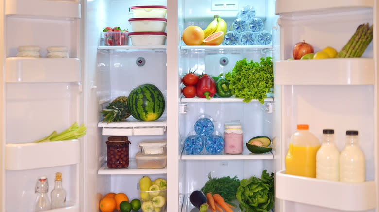 Organized fridge