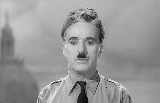 Adenoid Hynkel - "The Great Dictator": Charlie Chaplin's biting 1940 parody of some of Europe's most brutal dictators - Adolf Hitler and Benito Mussolini - was about as timely as a film could get. Chaplin plays a Jewish barber living in the fictional European country of Tomainia. The barber's uncanny resemblance to Tomainia's dictator Adenoid Hynkel leads to the two accidentally trading places. In a rousing public speech, Hynkel the barber implores his country to change its course back towards democracy. While "The Great Dictator" was on its surface a comedy, underneath there were some legitimate lessons about the dangers of fascism and intolerance.