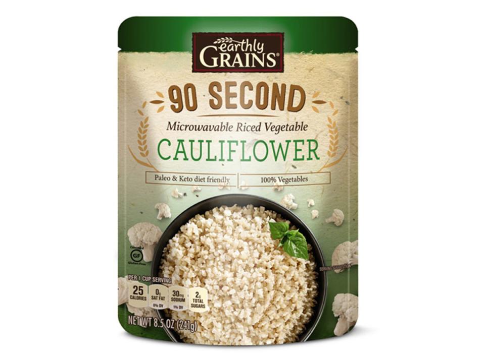 Earthly Grains 90-second cauliflower rice