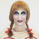 <p>La más original de todas ha sido Ana Morgade, colaboradora del programa ‘Zapeando’. Su disfraz de ‘Annabelle’ no puede ser más guay (Foto: Instagram). </p>