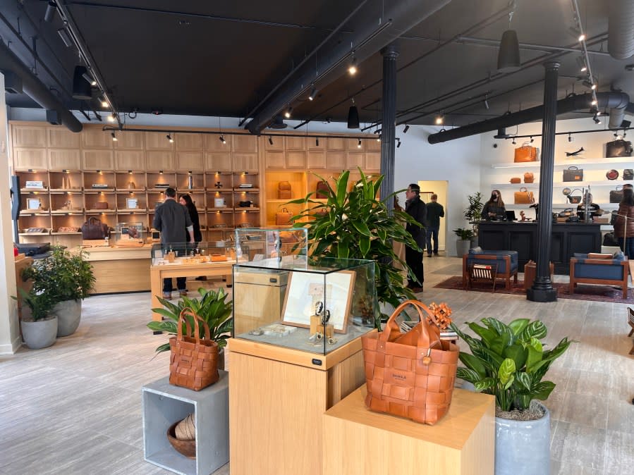 Shinola celebrated the grand opening of its new Grand Rapids retail location with a ribbon-cutting ceremony. (Jan. 19, 2024)