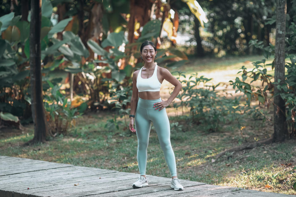 Novia Liew is a Barre instructor. 