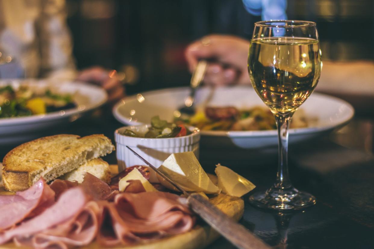 Shot of a table during a meal