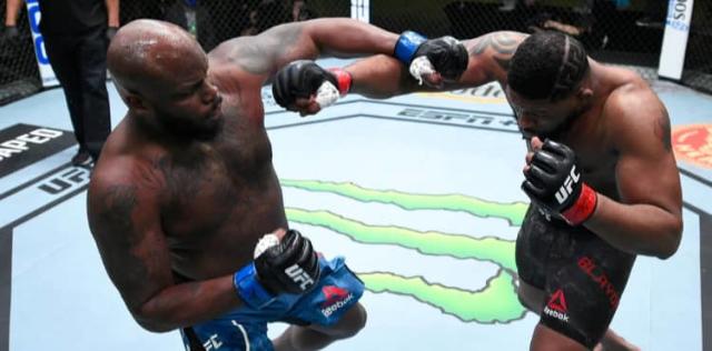 Lewis stops Oleinik to set UFC heavyweight knockout record