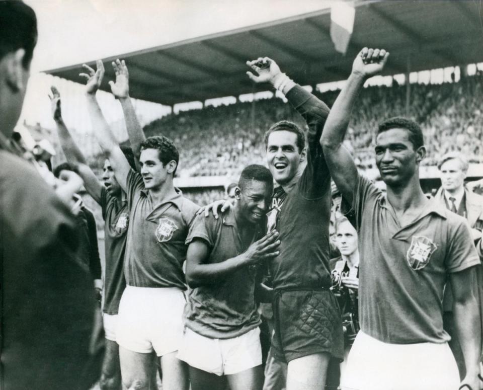 The 1958 World Cup saw a 17-year-old Pele burst on to the world football scene (AP)