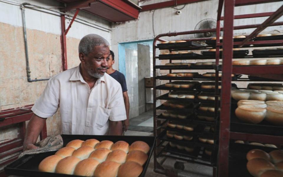 The price of a bag of flour in Yemen has risen to more than £140