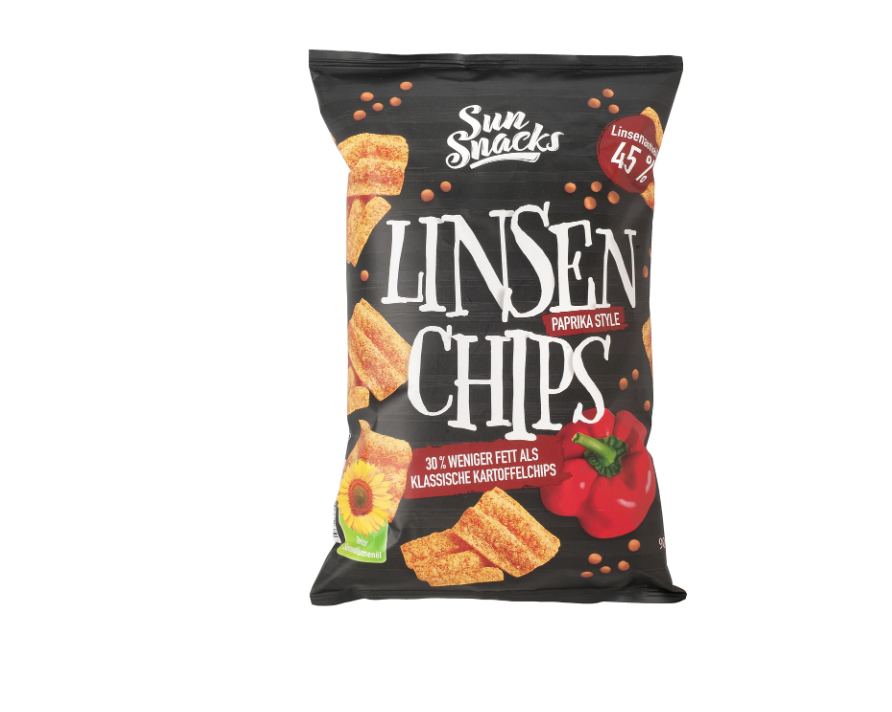 Die Sun Snacks Linsen Chips Paprika Style von Aldi erhielten ein 
