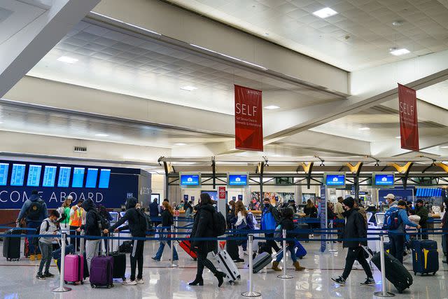 <p>Elijah Nouvelage/Bloomberg via Getty Images</p> Hartsfield-Jackson Atlanta International Airport