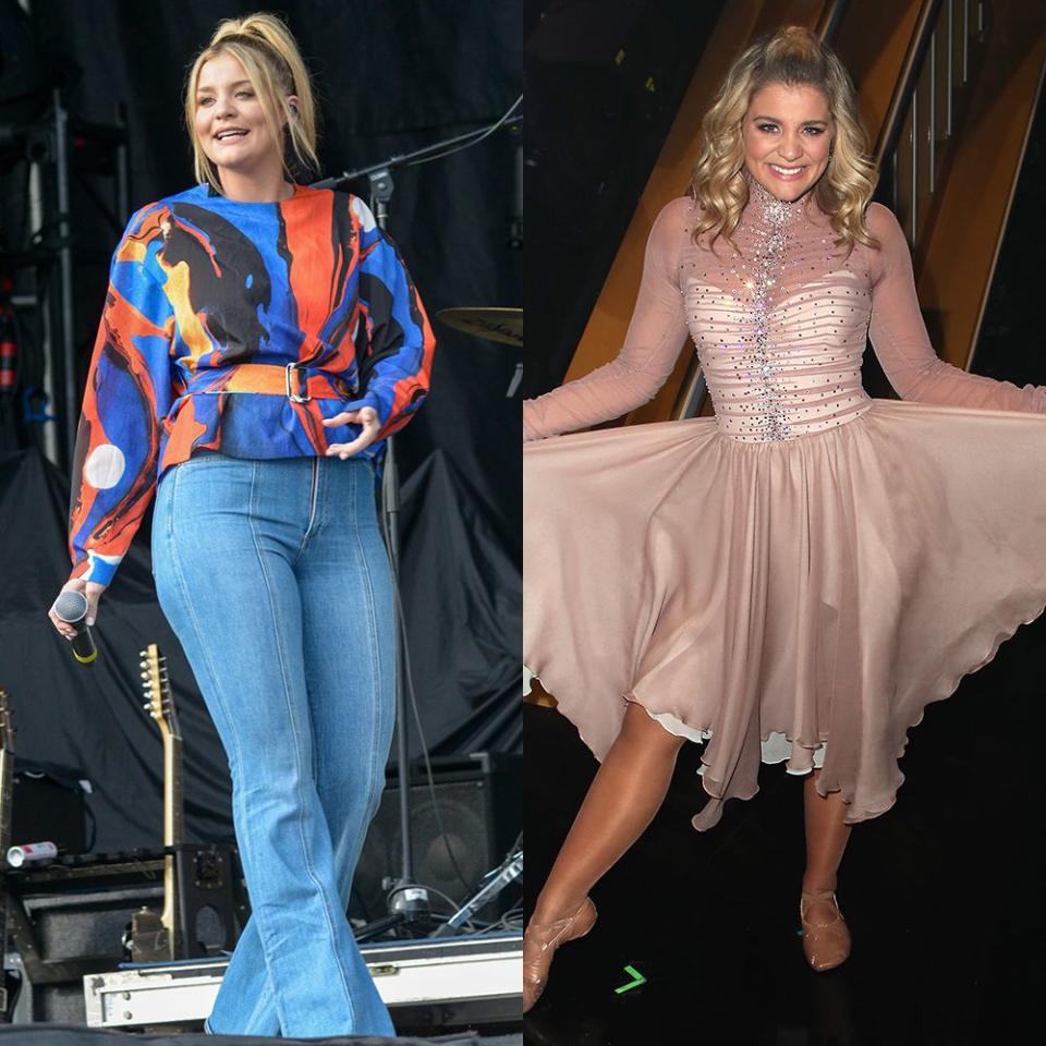 <p>The country singer and <em>American Idol</em> alum has danced her way to serious weight loss. She was one of the top-scoring stars competing on season 28, and is leading the way in pounds lost, too. “I’ve lost, like, 25 pounds since July,” Lauren told <em><a href="https://people.com/health/lauren-alaina-lost-25-lbs-dancing-with-the-stars/" rel="nofollow noopener" target="_blank" data-ylk="slk:People;elm:context_link;itc:0;sec:content-canvas" class="link "><em>People</em></a></em>. “None of my clothes fit!” Her pro partner Gleb Savchenko added, “You’re welcome.”</p>