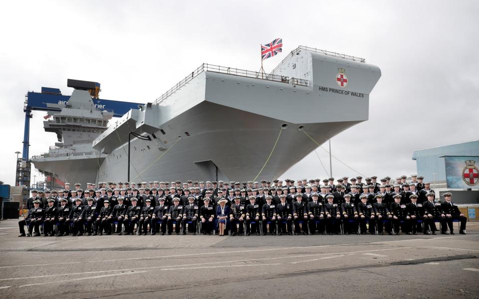 HMS Prince of Wales - Jane Barlow - WPA Pool/Getty Images