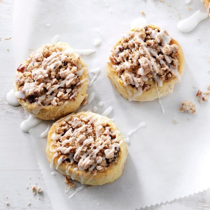 Cherry-Pecan Streusel Rolls