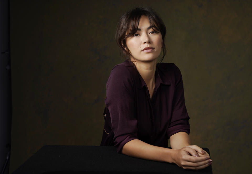 Actor Jessica Henwick poses for a portrait to promote the film "Glass Onion: A Knives Out Mystery" on Thursday, Dec. 8, 2022, in Los Angeles. (AP Photo/Chris Pizzello)