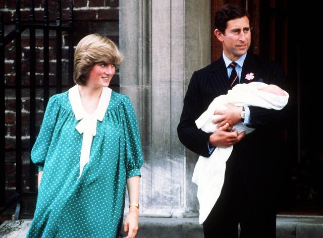 William at the Lindo with his parents