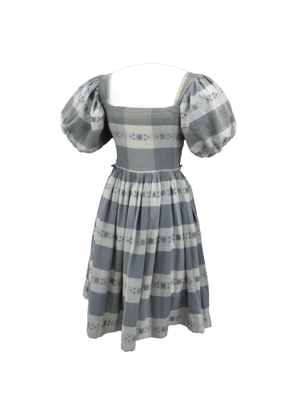 Girlhood (It's Complicated) tells the stories of young women including Minnijean Brown, who walked alongside eight other Black students to desegregate Little Rock’s Central High School as one of the Little Rock Nine. Pictured: The 1958 dress worn by Brown.