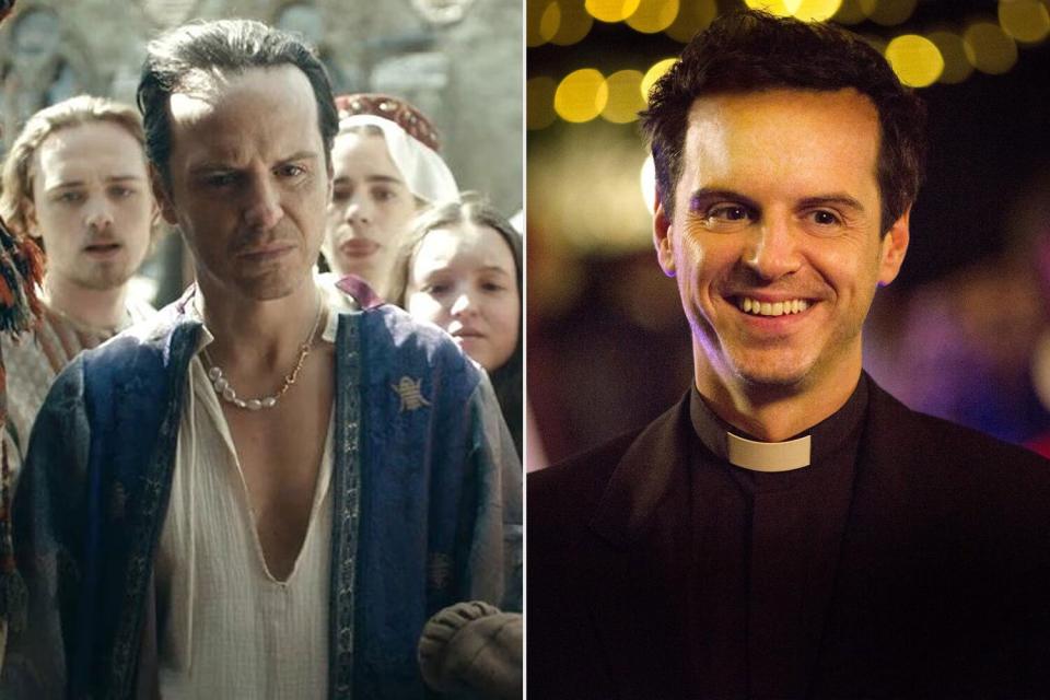 Andrew Scott in Catherine Called Birdy. Amazon Studios ; Fleabag Andrew Scott Amazon Studios