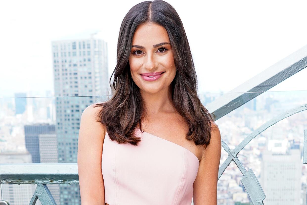 NEW YORK, NEW YORK - SEPTEMBER 08: Actress Lea Michele attends Cinq à Sept Spring/Summer 2022 New York Fashion Week Show on September 08, 2021 in New York City. (Photo by Jared Siskin/Getty Images for Cinq à Sept)