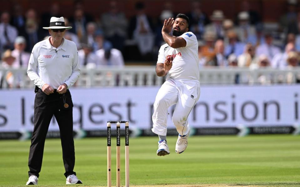 Lahiru Kumara has bowled superbly at Lord's.