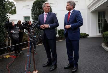 U.S. President Donald Trump meets with democrats and republicans at the White House in Washington