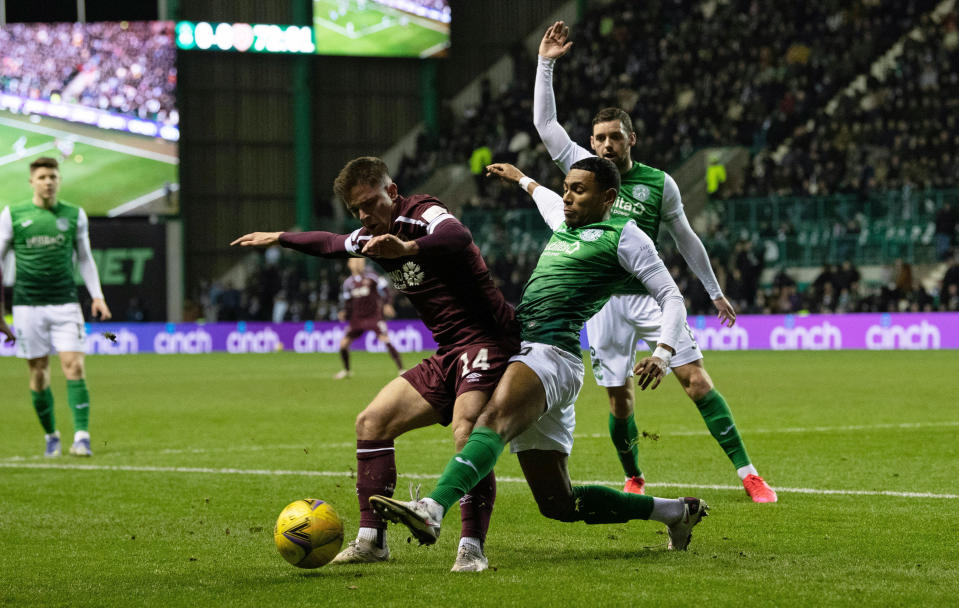 This Easter Road clash ended in a 0-0 despite two shots on target for Hibs and four for Hearts.