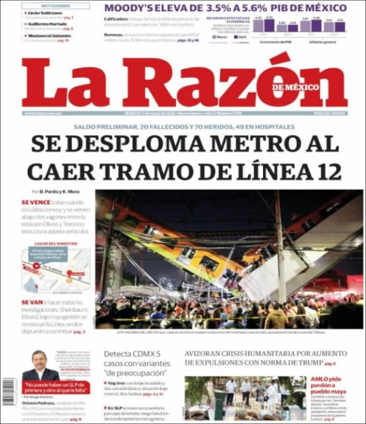 La Razón/ 04 de mayo 20201