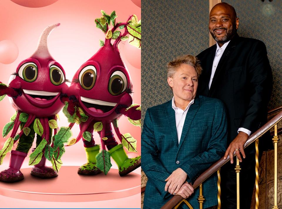 Masked Singer, Beets, Ruben Studdard, Clay Aiken 