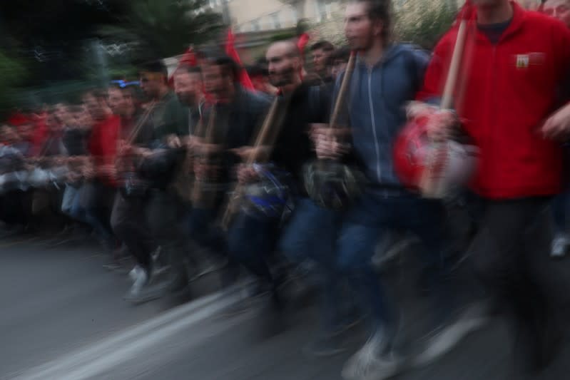 46th anniversary of 1973 Athens Polytechnic student uprising, in Athens