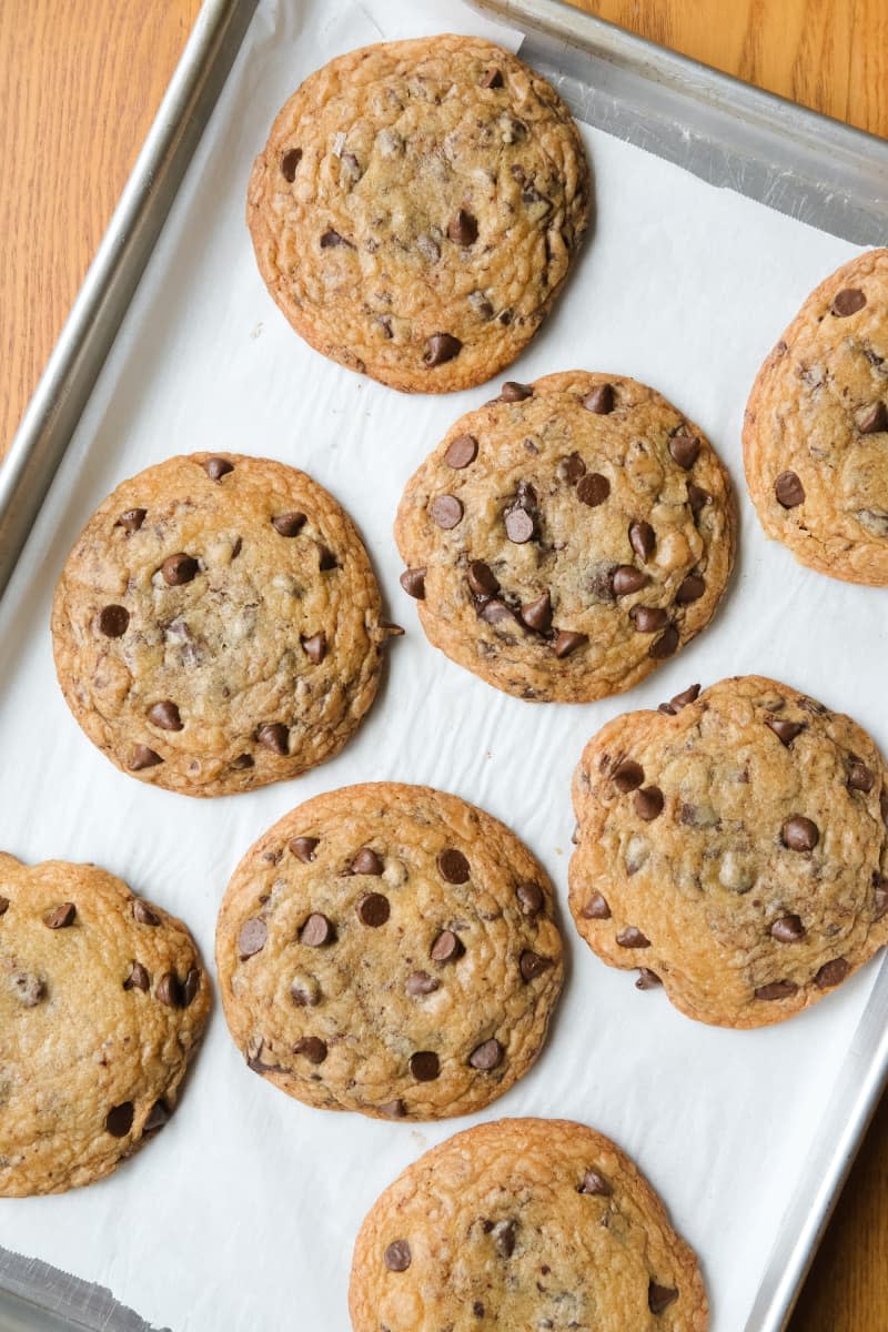 King Arthur Baking chocolate chip cookies