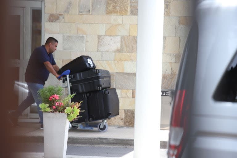 El voluminoso equipaje de Taylor Swift